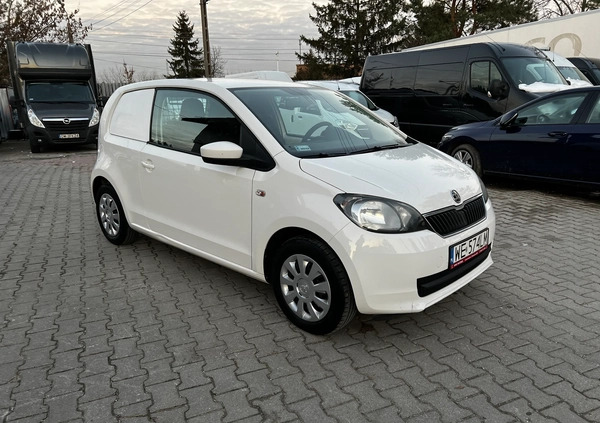 Skoda Citigo cena 21900 przebieg: 158756, rok produkcji 2015 z Sokółka małe 121